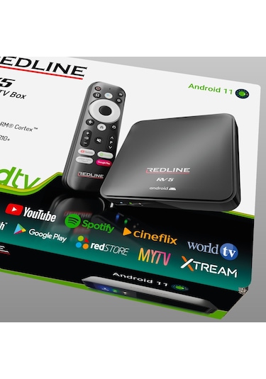 Redline RV5 16 GB Lisanslı Android 11 TV Box