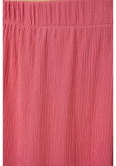 1886 Uzun Örme Etek - Gül Kurusu Gülkurusu