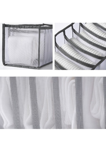 Tongxida 3'ü 1 Arada Çekmeceli İç Çamaşırı Kutusu, Bej Renk, Ev İçin Saklama Diğer