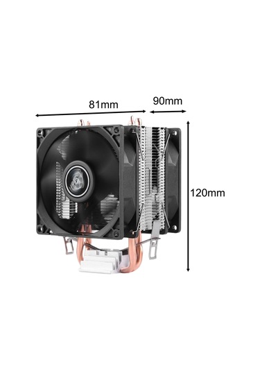 Suntek Cpu Hava Soğutma Fanı Profesyonel Kurulumu Kolay Çift
