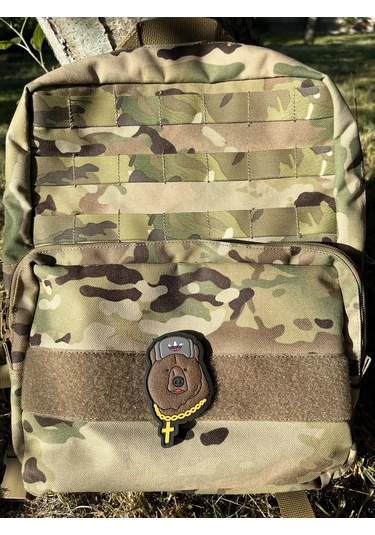 Tactochno Pvc Şerit "uşankalı Ayı" Siyah Arka Plan 232778880