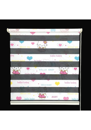 Asyhome Hello Baby Zebra Perde