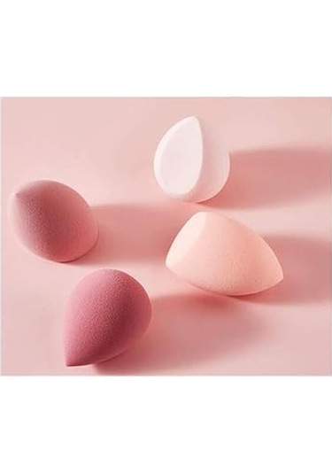 Parça Kuru Ve Islak Kullanım Makyaj Süngeri Seti Blender Güzellik Fondöteni Karıştırma Süngeri Sıvı, Krem Ve Pudra İçin Yumurta Süngeri İle