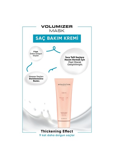 Momentum Volumizer Durulanmayan Saç Maskesi 250 ML
