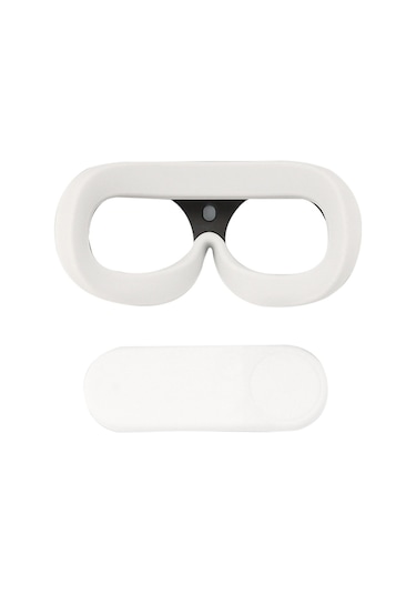 Huawei Vr Gözlük Kolu Kapak Aksesuarları İçin 2 Adet / Set Çizilmez Silikon Koruyucu Kılıf - Beyaz