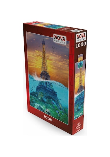 Nova 1000 Parça Sürreal Eyfel Kulesi Puzzle