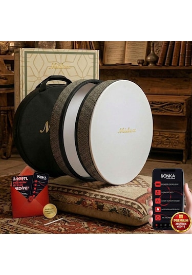 Midex Br-811 Kaliteli Bendir Def Akort Ayarlı El Tutma Oyuklu Çantalı