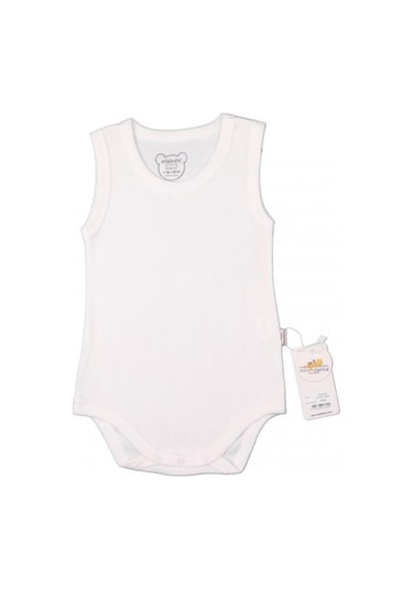 Mini Damla Body Askılı Penye Ekru
