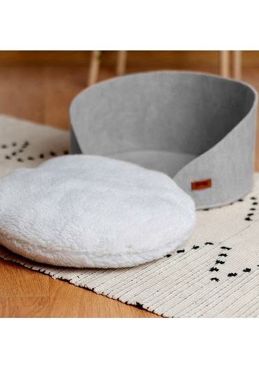 Bundera Puki Peluş Minderli Kedi Yuvası 45 x 20 CM