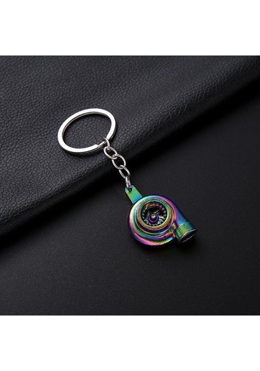 Oto Araba Anahtarlık Turbo Metal Bukalemun Renk Sessiz