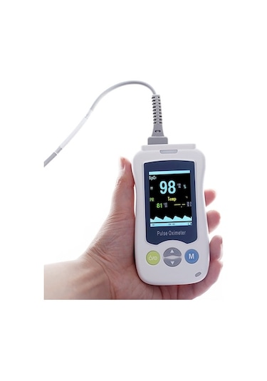 Handheld El Tipi Şarjlı Nabız Ölçer Pulse Oksimetre