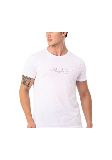 Merrell Tamp M Erkek T-shirt-beyaz
