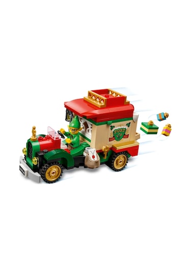 LEGO® Noel Baba’nın Dağıtım Kamyonu 40746 -8 Yaş ve Üzeri Çocuklar için Yılbaşı Hediyesi ve Elf Minifigürü İçeren Oyuncak Yapım Seti (224P)