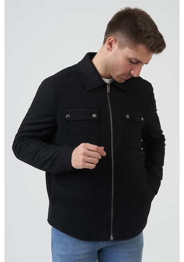 White Stone New York 58161 Slim Fit Mont Siyah-Siyah