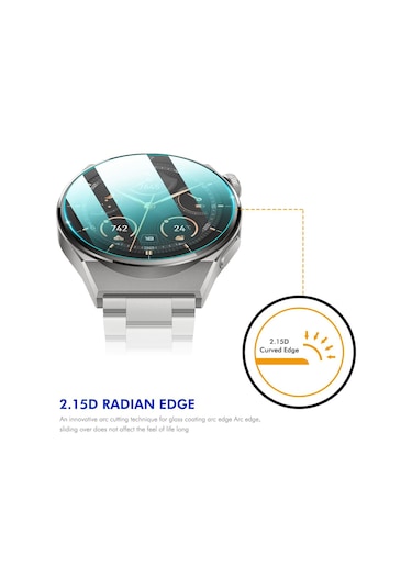 Garmin Instinct 3 İçin Amoled / Solar 45mm 2 Adet Enkay Hat-prince 0.2mm 9h Temperli Cam Ekran Koruyucu Film İzle