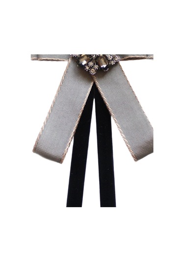 Homyl Takım Bluz Giyim Aksesuarları Için Kravat Bow Tie Gri