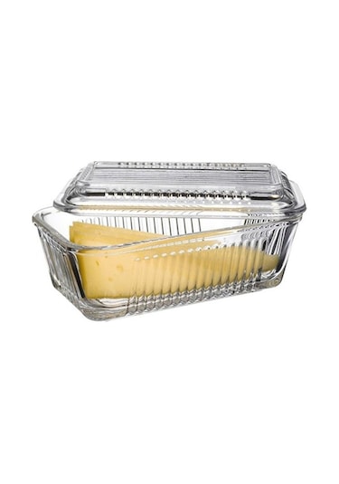 Paşabahçe 97711 Cam Frigo Tereyağlık Şeffaf