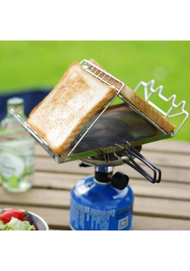 Jeehugo Stahl Çelik Islak Ekmek Izgara, Ev Ve Çıktı Kullanımı, Et Ve Şiş Kebabı Pişirme, Dağ Şekli, Hafif Ve Konforlu Gümüş