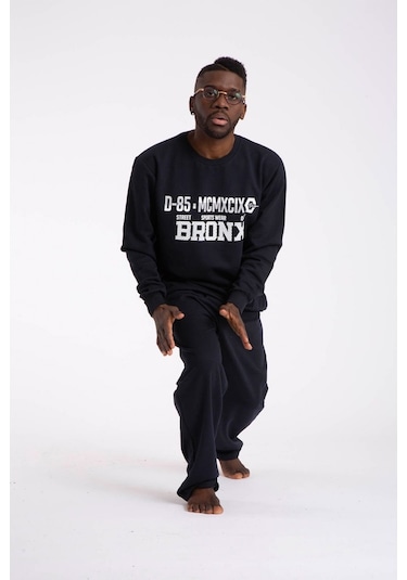 Erkek Kalın Kışlık Cepli Pijama Takımı Tampap D-85 - 445343005