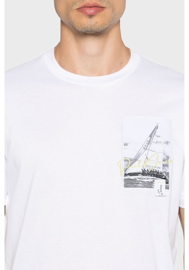 Paul & Shark Erkek T Shirt 24411064 010 Beyaz Beyaz Paul & Shark Erkek T Shirt 24411064 010 Beyaz Beyaz