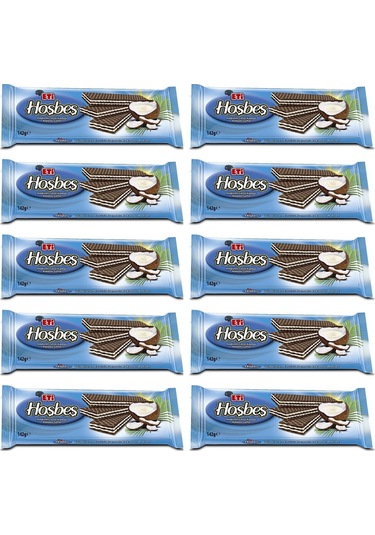 Eti Hoşbeş Hindistan Cevizi Kremalı Gofret 10 x 142 G