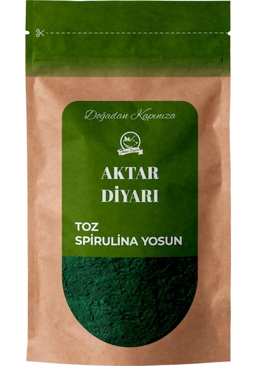 Spirulina Toz Yosun 100 Saf 100 Gr Aktar Diyarı Diğer