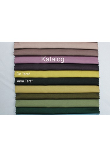 Dauble Blackut Karartma Perde Tek Kanat 1x2 Amerikan Pileli Fon Perde Sarı