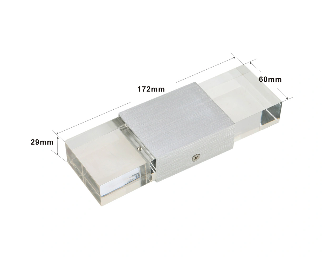 Folinda Kırmızı Led İki Aydınlatıcı Alüminyum Duvar Lambası - Modern Stile Sahip, Enerji Verimli, Otel Ve Yatak Odası İçin Uygun Kırmızı
