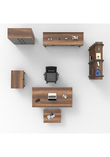 Robinhome Robin Home Vivaldi Abcdef Ofis Büro Masa Takımı Barok