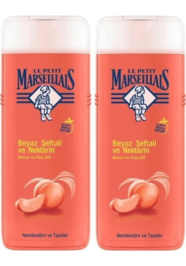 Le Petit Marseillais Beyaz Şeftali & Nektarin Duş Jeli 2 x 400 ML