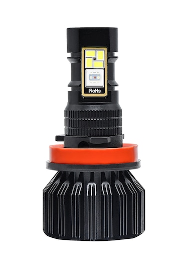 Tenfowee F0069 Ev23 H8/h9/h11 Uyumlu Bluetooth Kontrollü Su Geçirmez Rgb Led Sis Farı - 8000lm Parlaklık