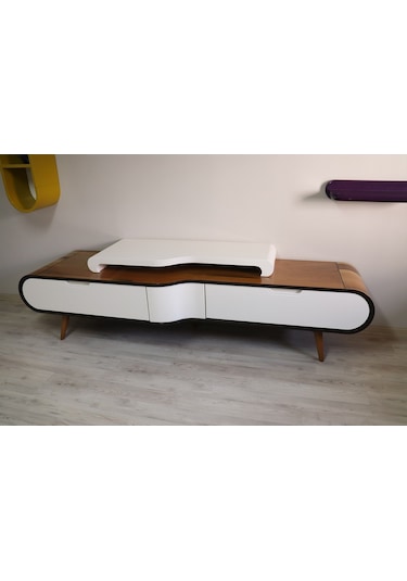 Anatolia Delüx Duvar Tv Ünitesi Ahşap Renkli Lake Tv Ünüte Model