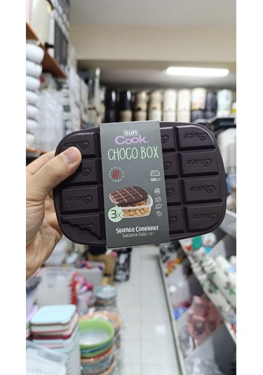 Saklama Kabı 3'lü Mükemmel Kullanım Sunar Kahverengikapak-şeffafkabı