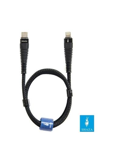 Shaza iOS Uyumlu İphone Lightning To Type-C Pd 5A 100W Örgülü