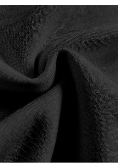 Kışlık Kapüşonlu Sweatshirt, Çocuk We Milano İtaliy Baskılı SiYAH