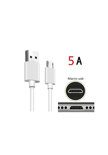 Anatoliadelight5a Hızlı Şarj Mikro Usb Kablo Xiaomi Redmi Samsung Uyumlu Android İçinbej0.75 M