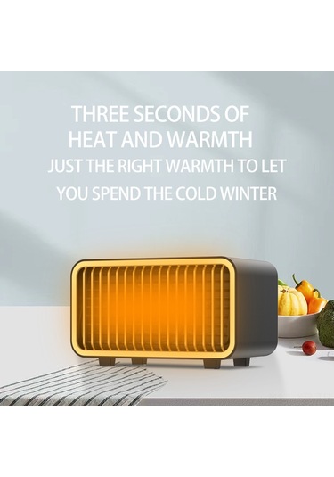 Xiyyadms 800w Ptc Seramik Taşınabilir Isıtıcı, Hızlı Isınma Ve Düşük Gürültü İle Ofis/yatak Odası İçin