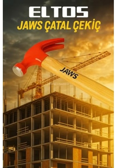 Jaws Çatal Çekiç, 300 Gram, Dayanıklı Çelik Başlık, Ergonomik Ahşap Saplı, Boyalı, Çivileme Ve Çivi Sökme