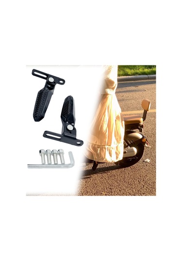 Suntek 2x Elektrikli Bisiklet Pedalları Sağlam Ayak Araçlarla