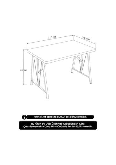 Elfin 70x110cm Sabit Atllantik Yemek Masası, Yemek Masası Takımı, Mutfak Masası, 4 Antrasit Sandalye Antrasit