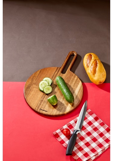 Cooker Lüx 40x28 Cm Akasya Ağacı Kesme Tahtası Kahverengi