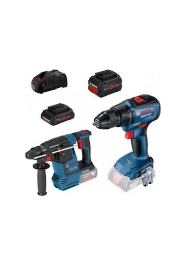 Bosch GSR 18V-50 + GBH 18V-26 1x 4.0 & 8.0 AH