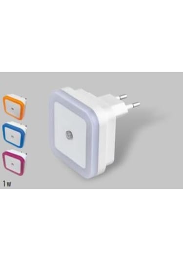 Ct-9500 Led Gece Lambası Fotoselli Led Otomatik Yanan Led Lamba(524562065) Mavi