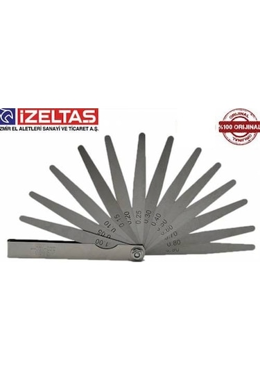 İzeltaş Sentil Filler Çakısı 0.05-1 MM Sentil Takımı 20 Parça 059