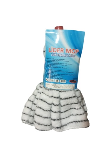 Lider Wellsoft Mop Paspas Mop Yedek Ucu Ve Ahşap Sapı İle Takım
