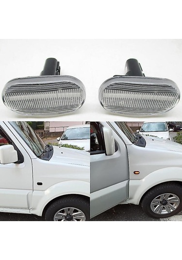 Kosona Suzuki Jimny, Mazda Az, Chevrolet Uyumlu Siyah Amber Led Yan Turlama Işığı - 5w, 8-15v, Ip67 Su Geçirmez, 50.000+ Saat Ömür