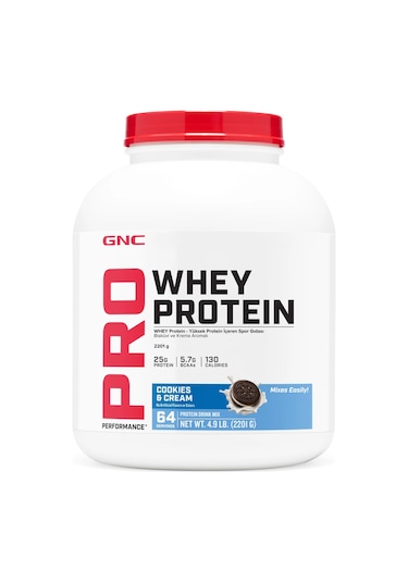 Gnc Pro Whey Protein 2201 G 64 Servis - Bisküvi Ve Krema Aromalı
