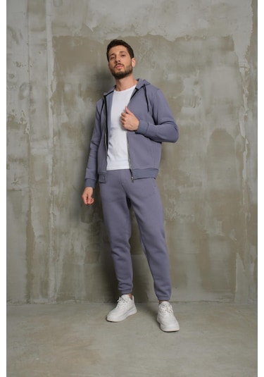 Mysport Erkek 5016 Eşofman Takımı GRİ MELANJ