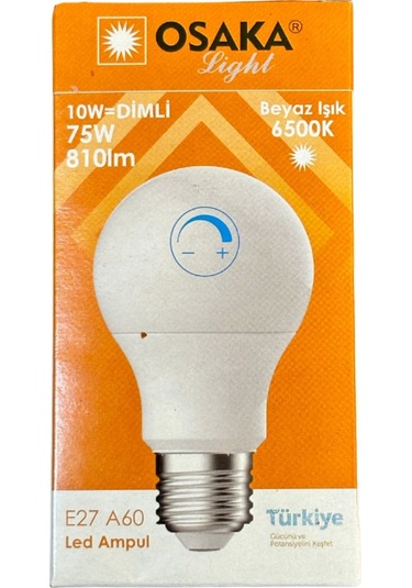 10w 75w 6500k Beyaz Işık E27 Duylu Dim Edilebilir Led Ampul Tekli Beyaz Işık E27 Led Ampul 0 - 2