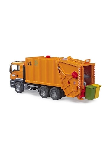 Bruder Man Tgs Çöp Kamyonu Turuncu Br03760 Lisanslı Ürün